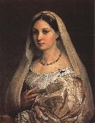 RAFFAELLO Sanzio Wearing veil woman painting